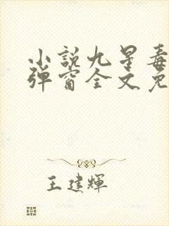 小说九星毒奶无弹窗全文免费阅读封面