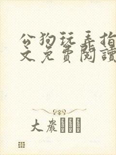 公狗玩弄指南全文免费阅读封面