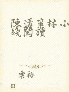 陈涛宁林小说在线阅读