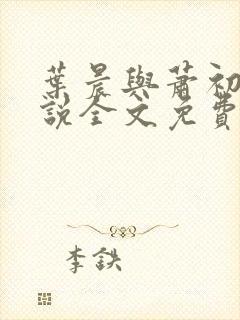 叶晨与萧初然小说全文免费阅读