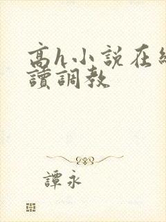 高h小说在线阅读调教