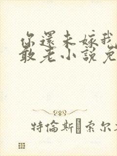 你还未嫁我怎么敢老小说免费阅读