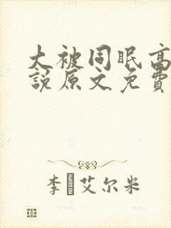大被同眠高粱小说原文免费阅读