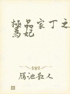 极品家丁之册母为妃