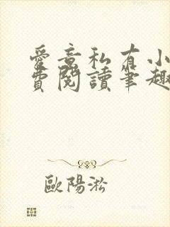 爱意私有小说免费阅读笔趣阁封面