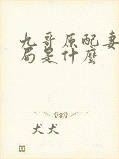 九哥原配妻子结局是什么
