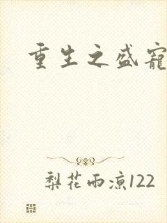 重生之盛宠封面