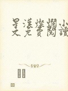 星汉灿烂小说全文免费阅读