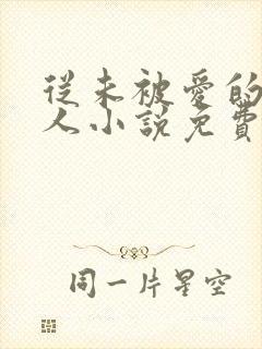 从未被爱的可怜人小说免费阅读
