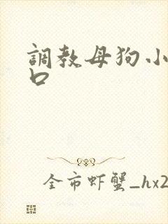 调教母狗小说重口
