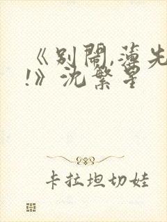 《别闹,薄先生!》沈繁星
