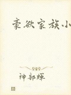 豪欲家族小说