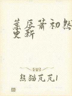 叶辰萧初然最快更新