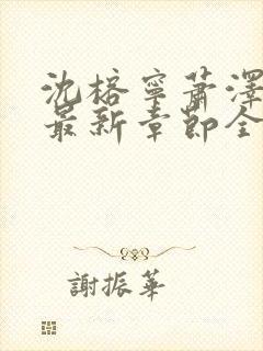 沈榕宁萧泽小说最新章节全文阅读