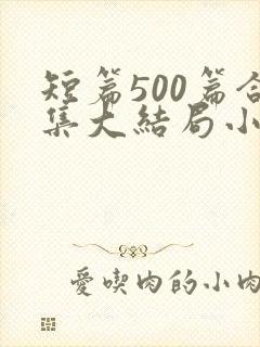 短篇500篇合集大结局小说在线阅读封面