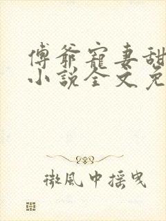 傅爷宠妻甜入骨小说全文免费阅读