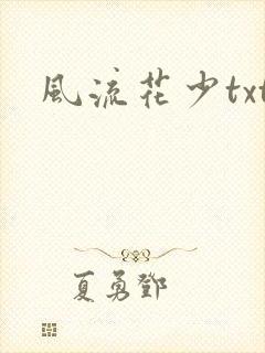 风流花少txt