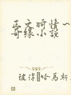 正文畸情～内裤奇缘小说封面
