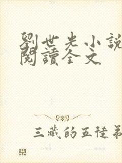 刘世光小说在线阅读全文