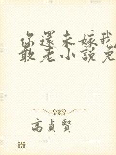 你还未嫁我怎么敢老小说免费阅读