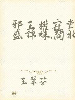 邪王权宠掌心娇盛锦姝,阎北铮免费阅读