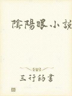 阴阳眼小说