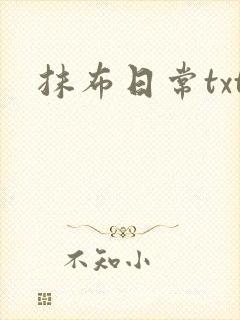 抹布日常txt