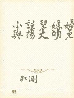 小说儿媳妇苏晴与杨大明免费阅读