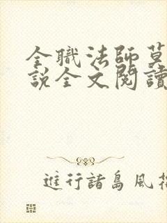 全职法师莫凡小说全文阅读免费