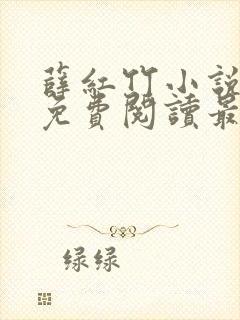 薛红竹小说全文免费阅读最新章节封面