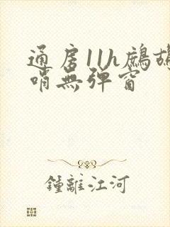 通房11h鹧鸪哨无弹窗