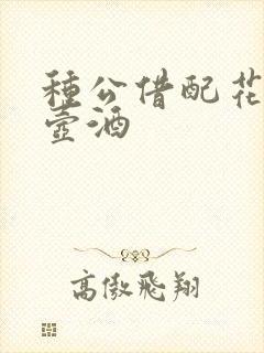 种公借配花间一壶酒