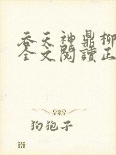 吞天神鼎柳无邪全文阅读正版