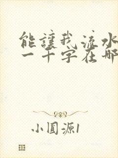 能让我流水水的一千字在哪看封面