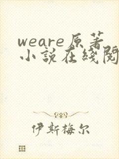 weare原著小说在线阅读