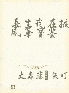 长生我在掖幽庭风华宝鉴封面