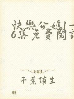 快乐公媳1—36集免费阅读封面