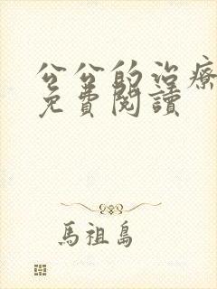 公公的治疗小说免费阅读