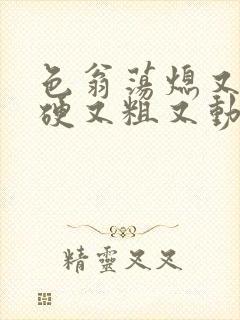 色翁荡熄又大又硬又粗又动态图