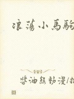 浪荡小马驹封面