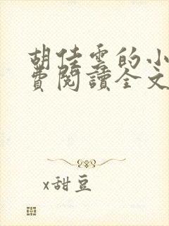 胡佳云的小说免费阅读全文无弹窗