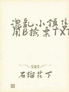 混乱小镇售票员用B检票TXT