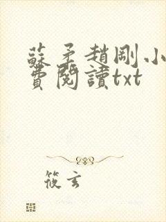 苏柔赵刚小说免费阅读txt