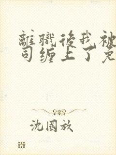 离职后我被前上司缠上了免费小说封面