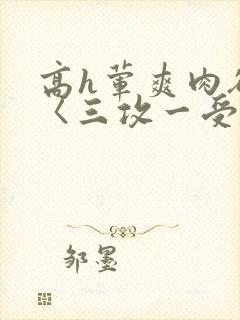高h荤爽肉欲文〈三攻一受