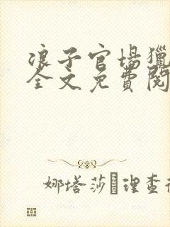 浪子官场猎艳记全文免费阅读
