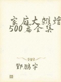 家庭大杂烩小说500篇全集封面