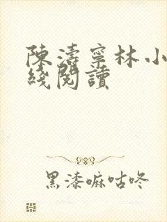 陈涛宁林小说在线阅读