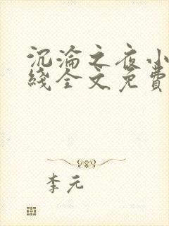 沉沦之夜小说在线全文免费阅读