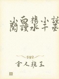 小白杨小说免费阅读水千丞无删减封面